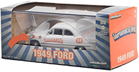 Show product details for  Greenlight - Ford Tournament of Thrills Thrill Show Car (1949, 1/43 scale diecast model car, White) 86352