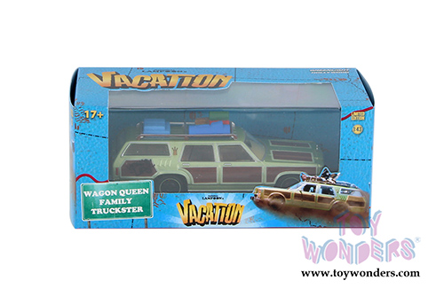 Greenlight Hollywood - National Lampoon's Vacation Truckster "Wagon Queen" Honky Lips Version (1/43 scale diecast model car, Green) 86482