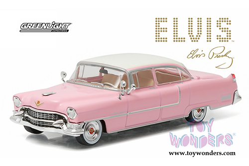 Greenlight Hollywood - Elvis Presley Cadillac Fleetwood Series 60 Hardtop (1955, 1/43 scale diecast model car, Pink) 86491