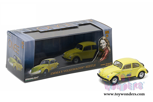 Greenlight Hollywood - Emma's Volkswagen Beetle "Once Upon A Time" TV series (1/43 scale diecast model car, Yellow) 86494