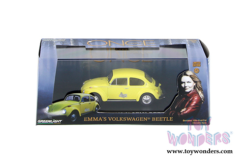 Greenlight Hollywood - Emma's Volkswagen Beetle "Once Upon A Time" TV series (1/43 scale diecast model car, Yellow) 86494
