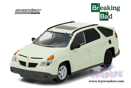Greenlight Hollywood - Walter White's Pontiac Aztek Breaking Bad Hard Top (2004, 1/43 scale diecast model car, White) 86498