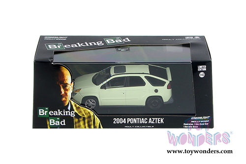 Greenlight Hollywood - Walter White's Pontiac Aztek Breaking Bad Hard Top (2004, 1/43 scale diecast model car, White) 86498