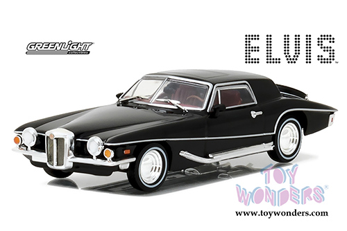 Greenlight Hollywood - Stutz Blackhawk Elvis Presley (1971, 1/43 scale diecast model car, Black) 86503