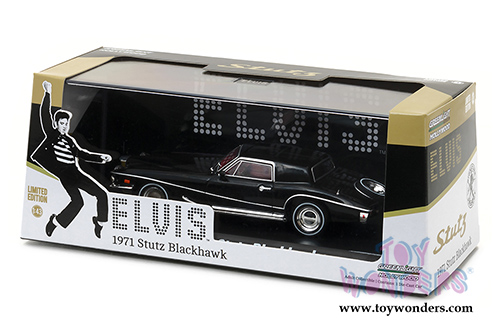 Greenlight Hollywood - Stutz Blackhawk Elvis Presley (1971, 1/43 scale diecast model car, Black) 86503