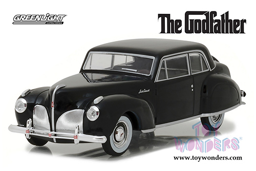 Greenlight Hollywood - The Godfather Lincoln Continental Hardtop (1941, 1/43 scale diecast model car, Black) 86507