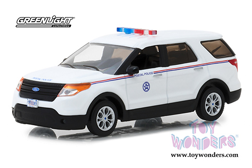 Greenlight - Ford Interceptor Utility United States Postal Service (USPS&reg;) Police (2014, 1/43 scale diecast model car, White) 86524