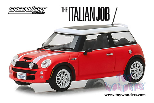 Greenlight Hollywood - Mini Cooper the Italian Job (2003, 1/43 scale diecast model car, Red) 86547