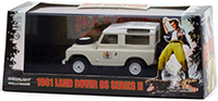 Greenlight - Hollywood Ace Ventura "When Nature Calls" Land-Rover 88" Series LLA Station Wagon (1961, 1/43 scale diecast model car, Cream/White) 86562