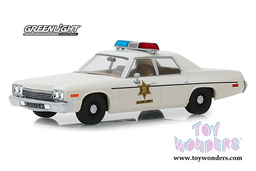 Greenlight - Dodge Monaco Hazzard County Sheriff (1975, 1/43 scale diecast model car, Cream) 86567