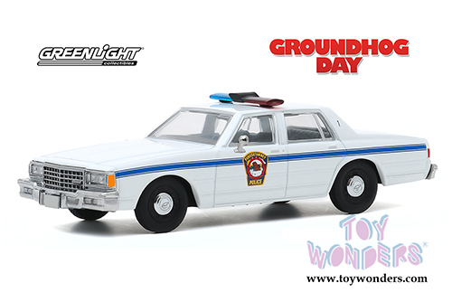Greenlight Hollywood - Chevrolet&reg; Caprice Police Groundhog Day (1980, 1/43 scale diecast model car, White) 86584