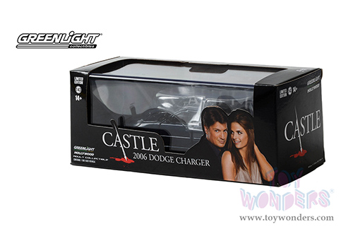 Greenlight Hollywood - Castle (2009-16 TV Series) - Detective Kate Beckett's 2006 Dodge Charger (2006, 1/43 scale diecast model car, Midnight Blue Pearlcoat) 86604