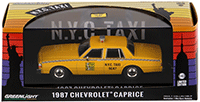 Greenlight - Chevrolet® Caprice New York City (N.Y.C.) Taxi  (1967, 1/43 scale diecast model car, Yellow) 86611