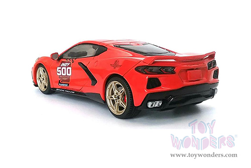 Greenlight - Chevrolet® Corvette C8 Stingray Coupe - 104th Running of the Indianapolis 500 Official Pace Car (2020, 1/43 scale diecast model car, Red) 86622