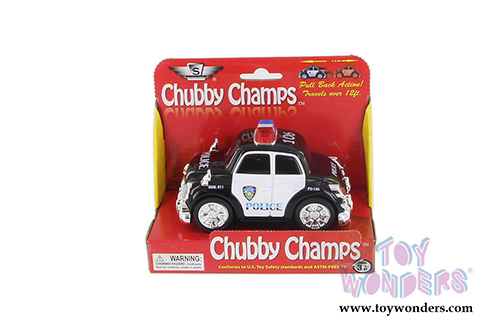Chubby Champs - Fire Engine, Police and Taxi assortment (4.75", Asstd.) 88088