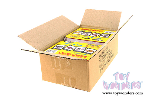 Chubby Champs - Fire Engine, Police and Taxi assortment (4.75", Asstd.) 88088