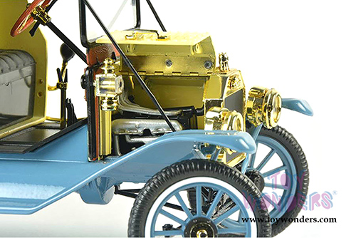 Motor City Classics - Ford Model T Cargo Van "Casablanca" (1917, 1/18 scale diecast model car, Yellow/Blue) 88150