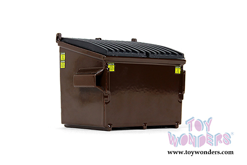 First Gear - Trash Bin (1/34 scale diecast model, Brown) 90-0535