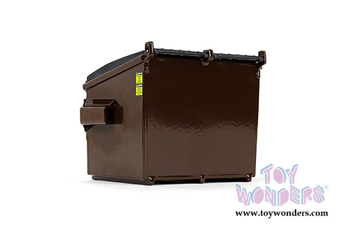First Gear - Trash Bin (1/34 scale diecast model, Brown) 90-0535