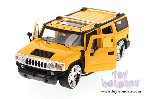 Jada Toys Big Time Kustoms - Hummer H2 SUV (1/24 scale diecast model car, Asstd.) 90403