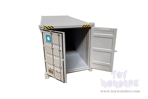 Diecast Masters - 20' Dry Goods Sea Shipping Container "MAERSK" - Transport Series (1/50 Plastic scale model car, Gray) 91025E