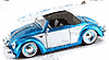 Show product details for Jada Toys VDUBS - Volkswagen Hebmuller Cabriolet Soft Top w/ Surfboard (1949, 1:24, Asstd.) 91128MT
