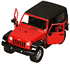 Show product details for Jada Toys Dub City - Jeep Wrangler (2007, 1:24, Asstd.) 91925TJ