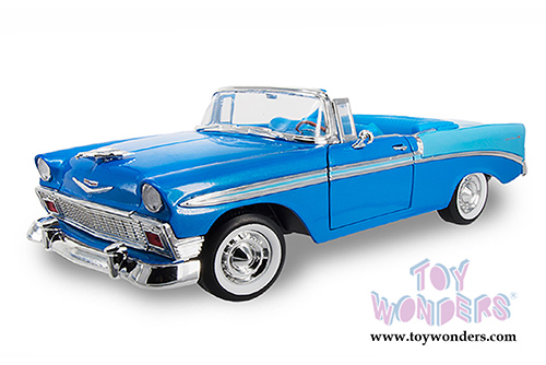 Lucky Road Signature - Chevrolet&reg; Bel Air&reg; Convertible (1956, 1/18 scale diecast model car, Blue) 92128BU