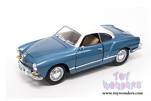 Yatming Road Signature - Volkswagen Karmann - Ghia Hard Top (1966, 1/18 scale diecast model car, Blue) 92198BU