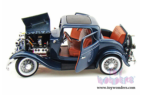Lucky Road Signature - Ford 3-Window Coupe (1932, 1/18 scale diecast model car, Blue) 92248BU/12