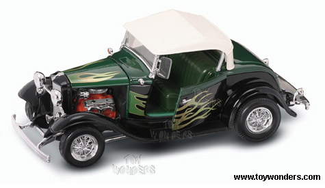 Yatming - Ford Roadster Street Rod (1932, 1/18 scale diecast model car, Green) 92249