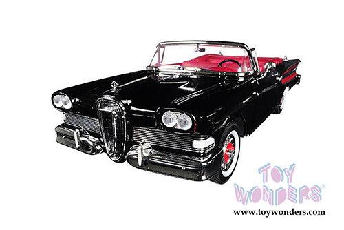 Lucky Road Signature - Edsel Citation Convertible (1958, 1/18 scale diecast model car, Black) 92298BK