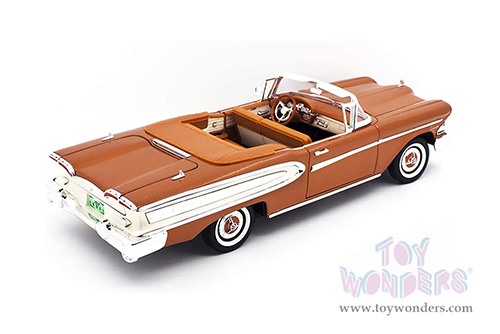 Lucky Road Signature - Edsel Citation Convertible (1958, 1/18 scale diecast model car, Brown) 92298BN