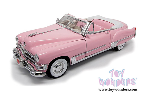 Lucky Road Signature - Cadillac Coupe DeVille Convertible (1949, 1/18 scale diecast model car, Pink) 92308PK/12
