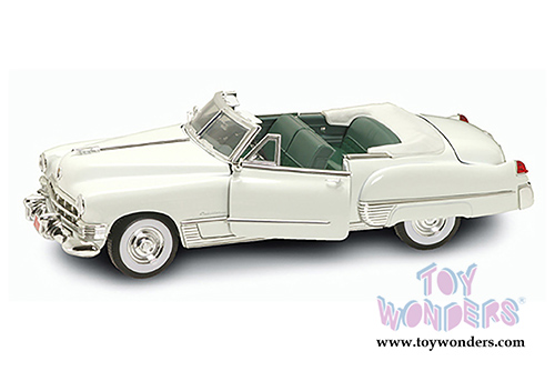 Lucky Road Signature - Cadillac Coupe DeVille Convertible (1949, 1/18 scale diecast model car, White) 92308W/12