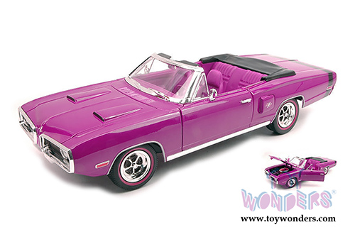Lucky Road Signature - Dodge Coronet R/T Convertible (1970, 1/18 scale diecast model car, Purple) 92548PR/12