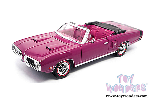 Lucky Road Signature - Dodge Coronet R/T Convertible (1970, 1/18 scale diecast model car, Purple) 92548PR