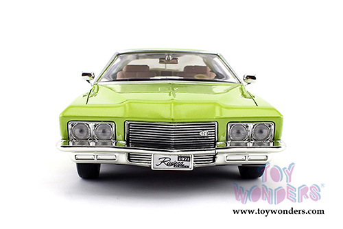 Yatming Road Signature - Buick Riviera GS Hard Top (1971, 1/18 scale diecast model car, Green) 92558GN