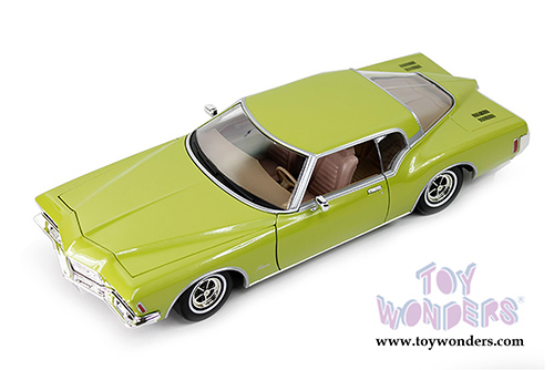 Yatming Road Signature - Buick Riviera GS Hard Top (1971, 1/18 scale diecast model car, Green) 92558GN