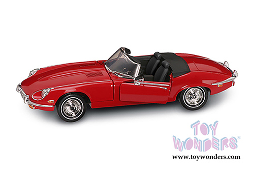 Lucky Road Signature - Jaguar E-Type Convertible (1971, 1/18 scale diecast model car, Red) 92608R/12