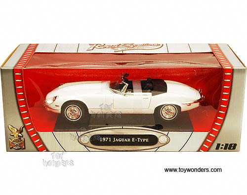 Yatming - Jaguar E-Type Convertible (1971, 1/18 scale diecast model car, White) 92608