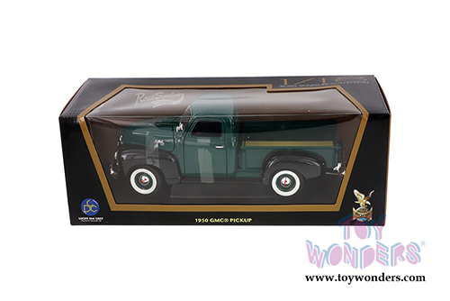 Lucky Road Signature - GMC&reg; Pick-up Truck (1950, 1/18 scale diecast model car, Dark Green/Black) 92648GN