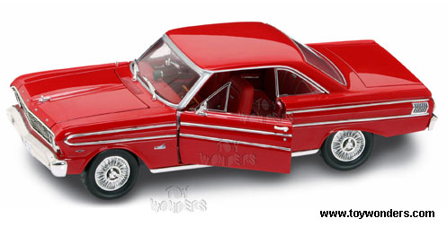 1964 Ford falcon sprint tear drop hood red diecast car #3