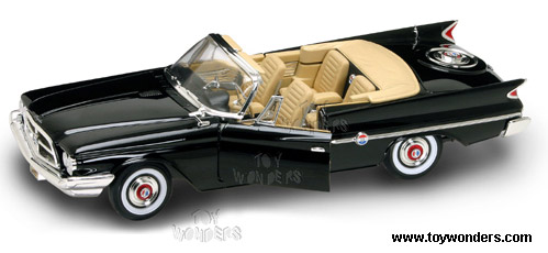 Yatming - Chrysler 300F Convertible (1960, 1/18 scale diecast model car, Black) 92748