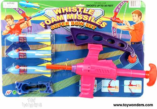 Whistle Foam Missiles Super Bow Set 93277