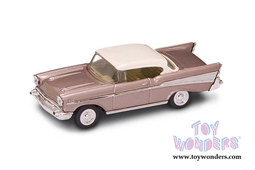 Yatming Road Signature - Chevrolet Bel Air Hardtop (1957, 1/43 scale diecast model car, Pearl) 94201PL