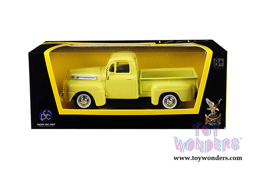 Yatming Road Signature - Ford F-1 Pickup Truck (1948, 1/43 scale diecast model car, Yellow) 94212YL