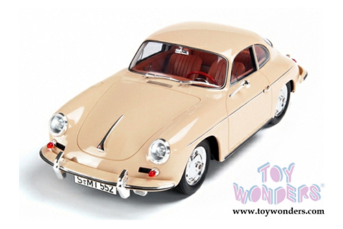 Lucky Road Signature - Porsche 356B/C Hard Top (1956, 1/43 scale diecast model car, Cream) 94220CM