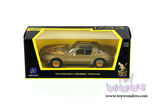 Lucky Road Signature - Pontiac Firebird Trans AM T-Top (1979, 1/43 scale diecast model car, Gold) 94239G