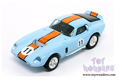 Lucky Road Signature - Shelby Cobra Daytona Coupe Hardtop #11 (1965, 1/43 scale diecast model car, Light Blue) 94242LBU